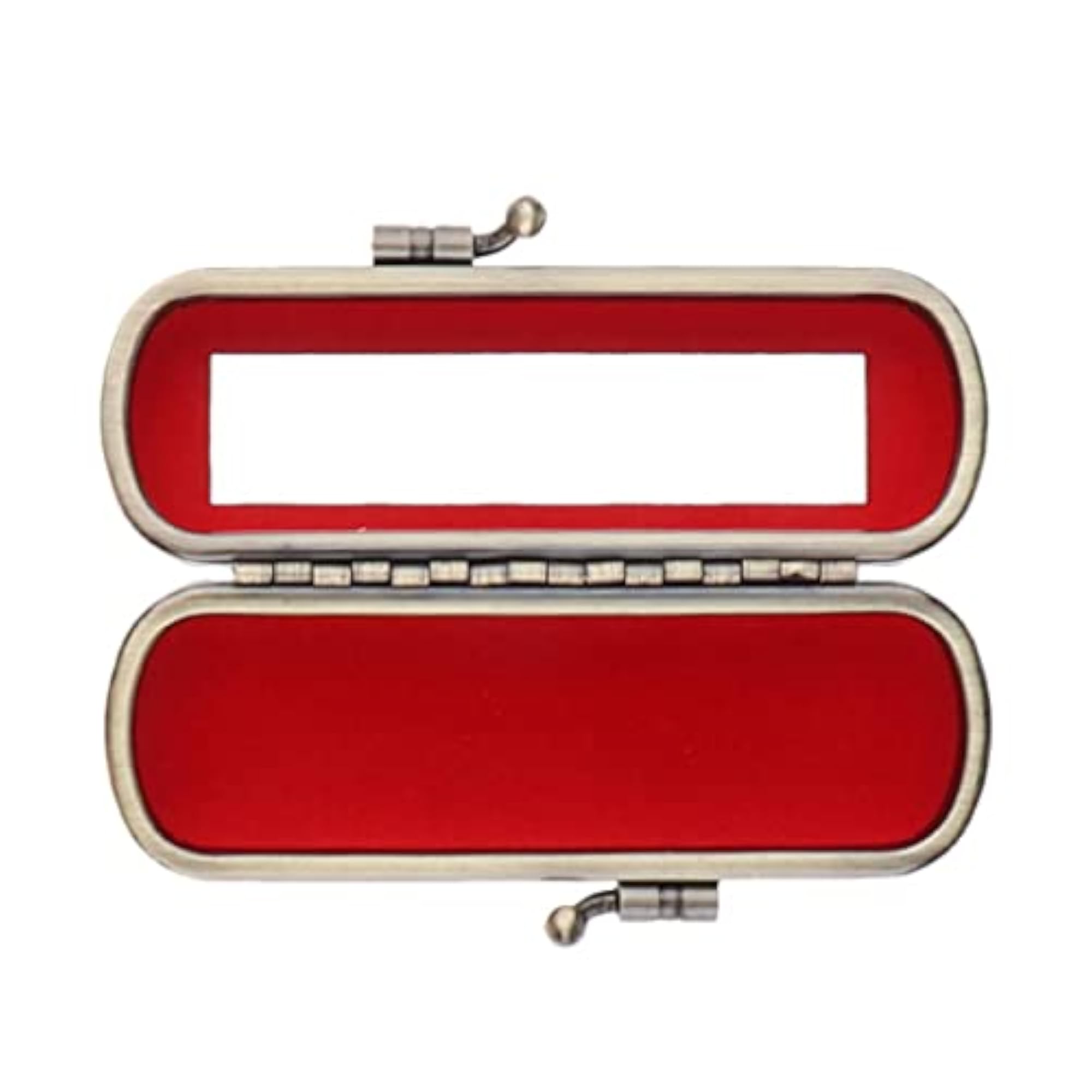 Cracked Stone Leather Lipstick Lip Gloss Case